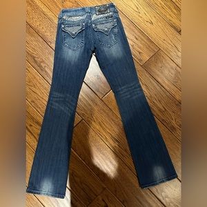 Miss Me Distress Boot Cut Jeans - Size 25